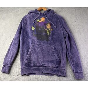 Dandys World Sweatshirt Womens Medium CG5 Gourdy Vintage Purple Wash Halloween
